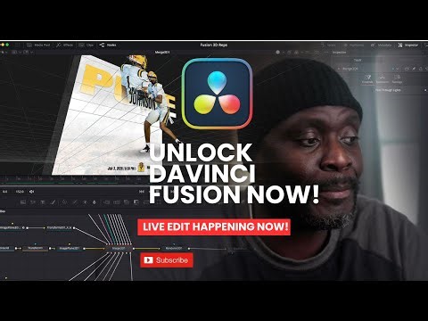 Video Editing with Music in DaVinci Resolve for Beginners Live