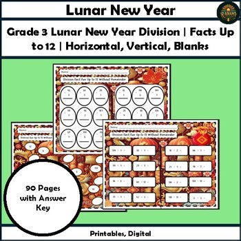 Grade 3 Lunar New Year Division Math Fact Fluency 12 Remainder Place Value Logic