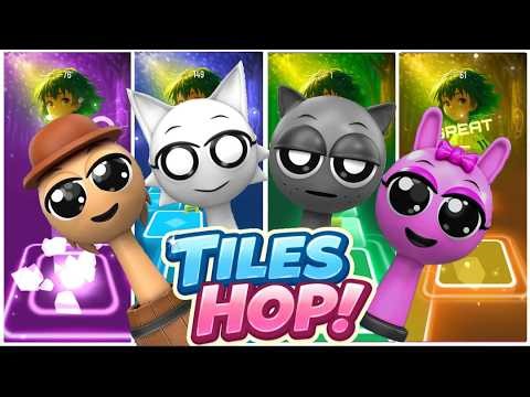 INCREDIBLE SPRUNKI HELP! | Tiles Hop EDM Rush 24