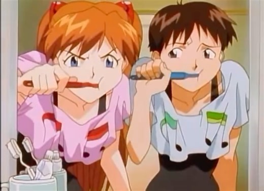 Anime edits on Instagram: "Neon Genesis Evangelion is not about saving the world—it’s about surviving yourself. Behind the mechas and angels lies something raw and uncomfortably human: a study of fear, identity, and the endless ache for connection. Shinji Ikari doesn’t want to be a hero—he wants to be seen, to be loved, to matter. Asuka hides her insecurity behind pride, Rei behind silence, Misato behind alcohol and laughter. Every character is a wound searching for meaning in a collapsing world