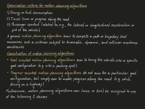 Vehicle Dynamics & Control - 23 Methods for vehicle motion planning