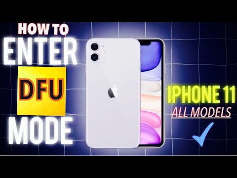 iPhone 11 ~ How To ENTER DFU Mode | Put Your iPhone 11 in DFU Mode
