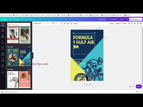 Canva Tutorials In Tamil | How To Create A Poster Design For Free