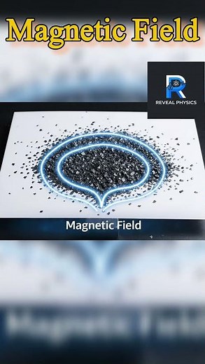 Magic of Physics? 🧲 Magnetic Field Visualization! #PhysicsExperiment #magneticfield