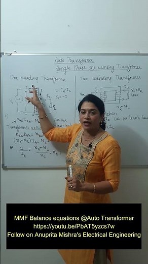 Comparison of Mmf Equations of Two Winding Transformer and Auto Transformer ⚡💥 #Shorts