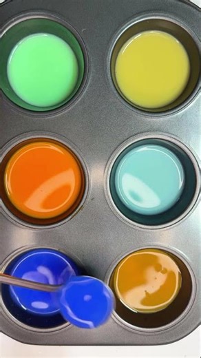 Mesmerizing Colour Mixing ASMR 🎨 #relaxing