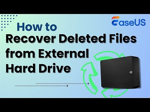 How to Recover Deleted Files from External Hard Drive | ✨ Proven