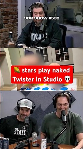 Corn Stars Playing Naked Twister LIVE in the Podcast Studio #podcast #hilarious