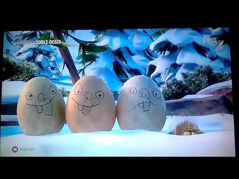La Era De Hielo 3 El Origen De Los Dinosaurios (2009) Sid Salvando Los Huevos Y Ellie El Otro Huevo