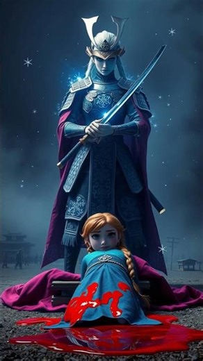 Samurai Elsa Betrays Anna Vs Rapunzel, Moana, Barbie, Snow White #disney #frozen #shorts