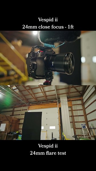 DZOfilm Vespid Prime 2 footage, close focus, and flare test #cinematography