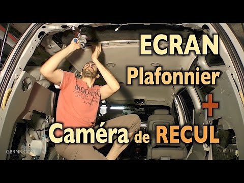 🔊 Rodius Autoradio 📻 Ecran plafonnier + Caméra de Recul partie 2 / 3