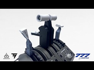 Boeing 777 Thrust Lever Set For Thrustmaster TCA Boeing Edition Throttle Quadrant