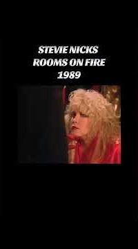 Stevie Nicks 🔥 Rooms on Fire #1989 #poprock #stevienicks #roomsonfire #80s #shorts