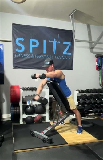 Chest Supported DB ISO Front Raise | Spitz Fitness Exercise Tutorial