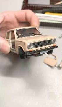 Моделька 2101 на электроприводе своими руками. #rccar #diy #esp32 #custom #arduino