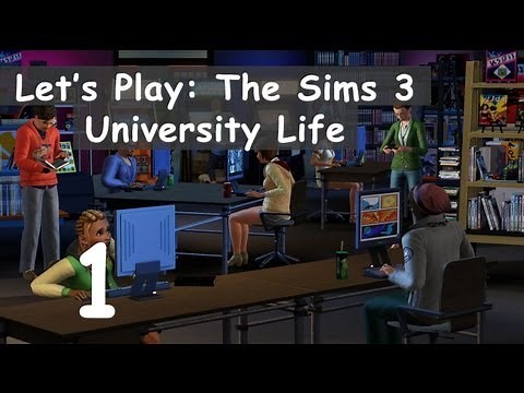 Let's Play: The Sims 3 University Life - [Part 1] - Create-A-Sim