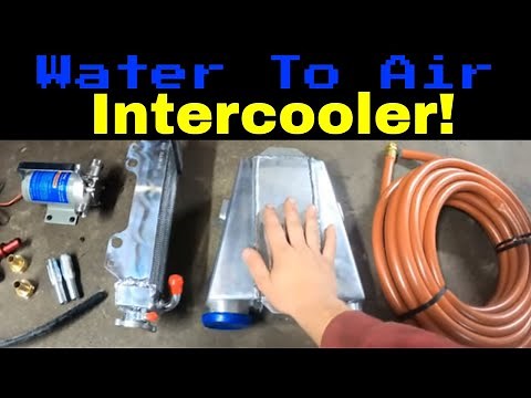 Piecing together a WATER to AIR Intercooler setup! less than 450$