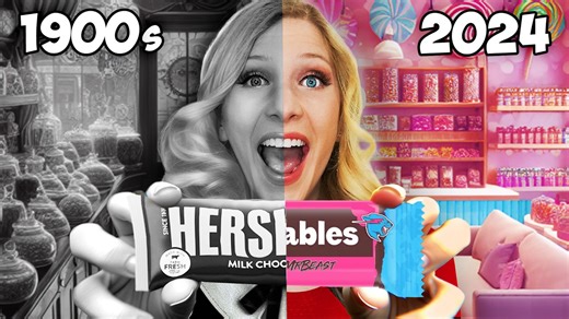 Eating 100 Years of CANDY! | Preston Tv