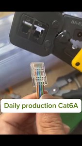 43K views · 592 reactions | Have you improved your skills in making network cables recently?#engineering #lancable #cablefactory #networkman #cat6 #cat6a #networkcable #cables #ethernet | CloudGivers | Facebook