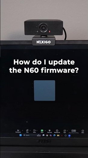 How to update your webcam firmware 🛠️