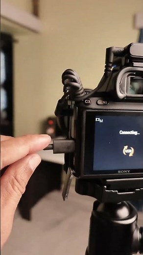 How to connect SONY camera to your LAPTOP for remote shooting and LIVE VIEW