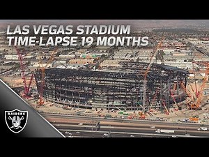 Las Vegas Stadium Construction Time Lapse [19 months of work] | Raiders