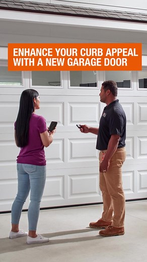 Enhance your curb appeal with a new garage door from The Home Depot Home Services. | The Home Depot