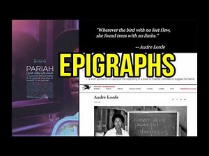 Pariah - Epigraphs and Audre Lorde