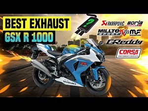 Suzuki GSXR 1000 Exhaust Sound 🔥 Flyby,Akrapovic,Yoshimura,M4,Stock,Arrow,Brocks,Racefit,Review+