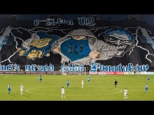 Oprawa kibiców Ultras e-Lech 02. Lech Poznań - Śląsk Wrocław. Poznań, Bułgarska 30.11.2012