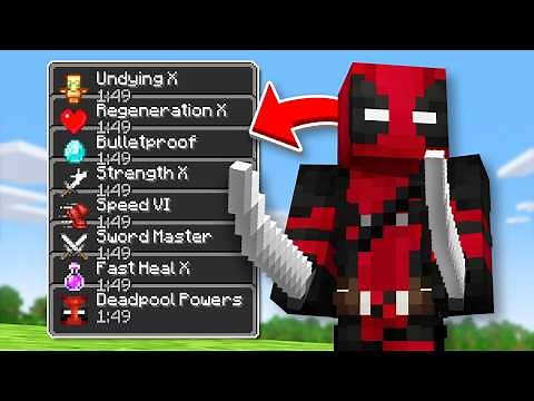 I Became DEADPOOL in Minecraft!