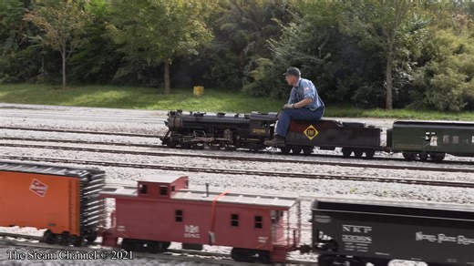 The Steam Channel on Instagram: "Pacing an Erie pacific as she thunders down the mainline at the BLueberry Railroad."