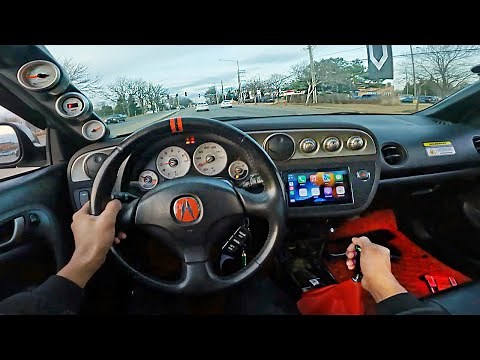 POV Drive: 800HP AWD 2002 Acura RSX Type-S | LOUD Turbo | Straight Piped | Cold Start | 3D Audio