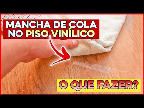 How to quickly and easily remove stains and dried glue from your vinyl flooring.