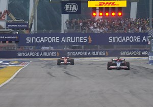 Unbelievable! Lizard causes F1 practice chaos