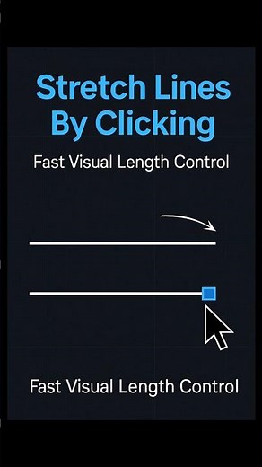 Never Type Dimensions Again—AutoCAD Lengthen Dynamic #AutoCAD #Workflow