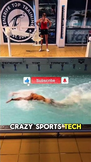 The Dangerous Pool Built For Olympic Athletes 😳 #shorts #olympicswimming #swimmingpool