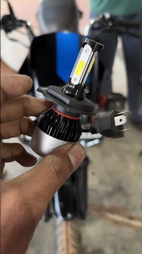 Splendor headlight bulb 💡#shorts #ledlights #viral #light#modified #automobile #splendor#bikelover
