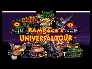 RAMPAGE 2: UNIVERSAL TOUR GAMEPLAY PS1