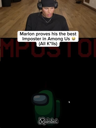 Marlon proves his the best among us player 😭❤ #marlon #fyp #twitchclips #amongus