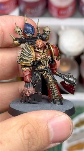 Red Corsairs Master of Executions #warhammer40k #miniaturepainter #chaosspacemarines #redcorsairs