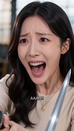 The Deadly Triangle: Who Slits First? 😱 #Cinematic #HorrorShorts #Standoff #PlotTwist #Mannequin