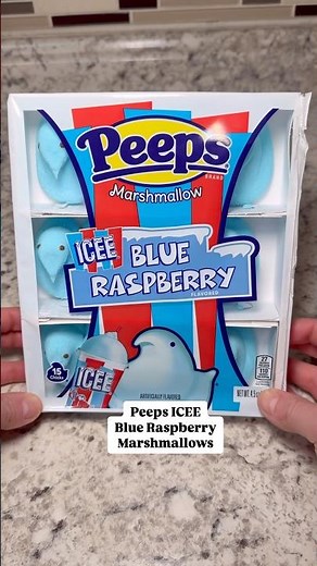 Peeps ICEE Blue Raspberry Marshmallows #easter #peeps #icee #snacks #marshmallow