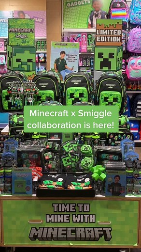 Come with us and explore our the epic @minecraft x Smiggle collaboration available online and in stores now! #minecraft #minecraftxsmiggle *AU store featured. Products may vary across UK, Singapore, New Zealand and Malaysia.