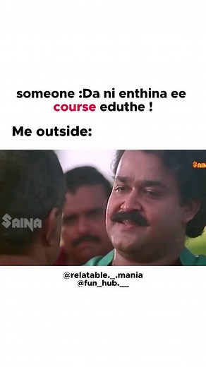 𝙍𝙚𝙖𝙡 𝙩𝙝𝙞𝙣𝙜𝙨//𝙍𝙈💯 | Relatable ano ?🙂cmt ur course . . . . . . . .Follow: @fun_hub.__ @relatable._.mania . . . . . . .#fun #fun #funnyvideos #funny... | Instagram