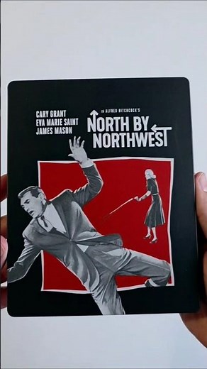 North by Northwest 4k Blu-ray Hitchcock Movie #film #movie #bluray #dvd #physicalmedia #steelbook