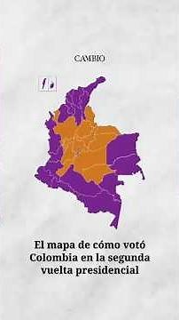 The map of how Colombia voted in the presidential runoff | CAMBIO