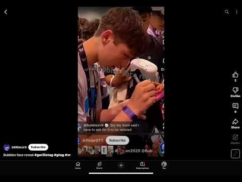 Bubbles VR face reveal