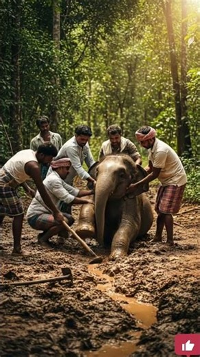 कुत्ते ने बचाया हाथि को🐶🤝🐘|Dog Saves Baby Elephant| #dog #elephant #viralshorts #poorpuppy #shorts